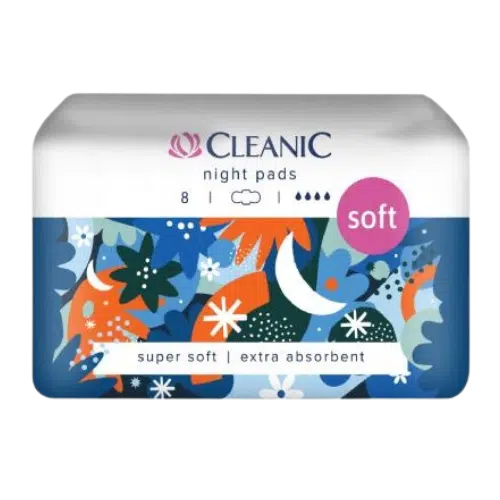 Podpaski na Noc Cleanic Soft 8 sztuk