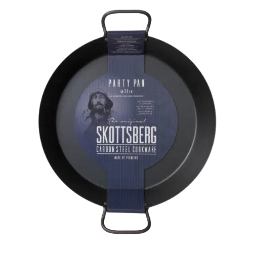 Skottsberg Patelnia ze Stali Węglowej z Dwoma Rączkami 38 cm
