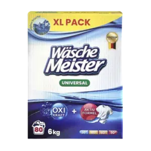 WäscheMeister Uniwersalny Proszek do Prania 6 kg, 80 prań