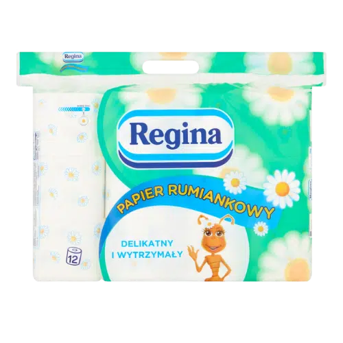 Regina Rumiankowy Papier Toaletowy – Delikatność i Komfort, 12 Rolek