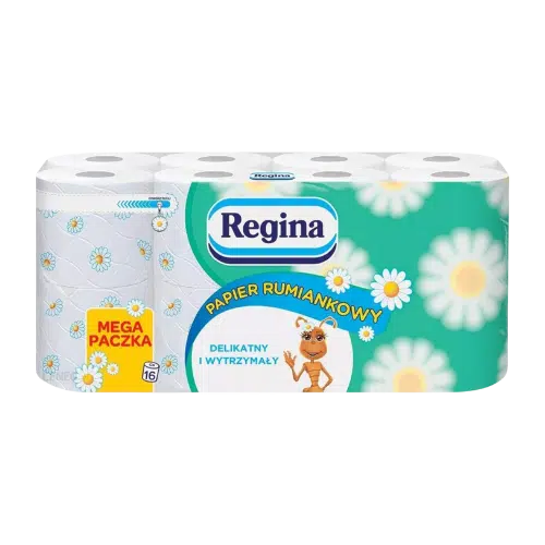 Regina Rumiankowy Papier Toaletowy – Komfort i Świeżość, 16 Rolek