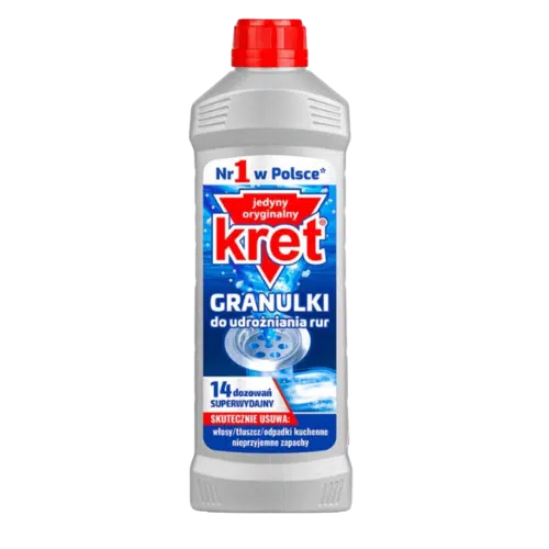 Granulki Kret do Udrażniania Rur – Skuteczne Rozwiązanie, 560g