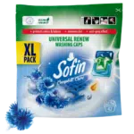 Kapsułki Sofin XL do Białego i Jasnego Prania – Ochrona Kolorów, 42 Szt.